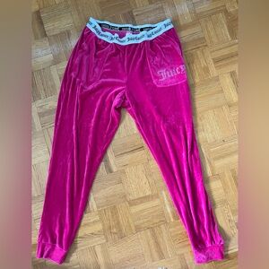Hot pink juicy couture sweatpants